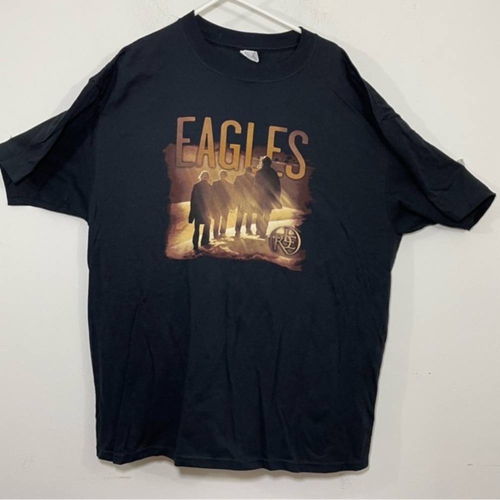 Eagles 2008 concert T-shirt size XXL long road out of Eden black short sleeve